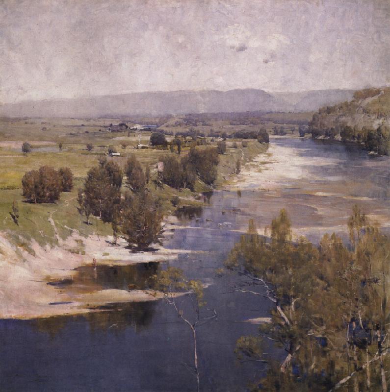 Arthur streeton The Purple moon's transparent might china oil painting image